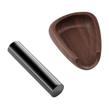 Load image into Gallery viewer, Wooden Coffee Bean Dosing Cup and Light Spray Bottle Tea Leaves Barista Set Anti-Static Coffee Bean Spray Measuring Tray for Coffee Lovers
