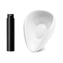 Load image into Gallery viewer, Ceramic Coffee Bean Dosing Cup White Pottery Teaspoon Tea Separator Light Spray Bottle Anti-Static Coffee Bean Spray for Coffee Lovers
