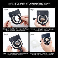 Load image into Gallery viewer, Auto Body Paint Spray Gun Lighting Light Tool Adjustable Color Temperature Shadowless Work Light for Painting Refinishing
