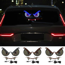 Load image into Gallery viewer, Devil's Eye Car Rear Window LED Decorative Light Warning Light Devil Eye Atmosphere Light Auto Decoration Accessories
