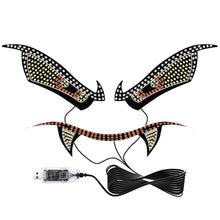 Load image into Gallery viewer, Devil's Eye Car Rear Window LED Decorative Light Warning Light Devil Eye Atmosphere Light Auto Decoration Accessories
