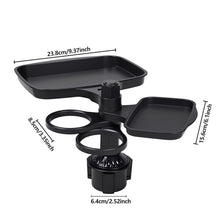 Load image into Gallery viewer, Multifunctional Car Cup Holder &amp; Foldable Tray Organizer Phone Holder with Drink &amp; Snack Tray for Coffee Adjustable Storage Holder
