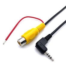 Load image into Gallery viewer, 2.5mm 4-Pin to RCA Female Adapter Extension Cable 2.4M For Car GPS Navigation Unit &amp; Audio Video Connection Car Stereo Cable
