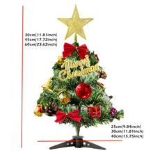 Load image into Gallery viewer, Desktop Christmas Tree LED Light 30CM 45CM 60CM Mini Table Gift Xmas Tree Artificial Christmas Tree Ornament Home Decoration
