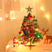 Load image into Gallery viewer, Desktop Christmas Tree LED Light 30CM 45CM 60CM Mini Table Gift Xmas Tree Artificial Christmas Tree Ornament Home Decoration
