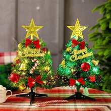 Load image into Gallery viewer, Desktop Christmas Tree LED Light 30CM 45CM 60CM Mini Table Gift Xmas Tree Artificial Christmas Tree Ornament Home Decoration
