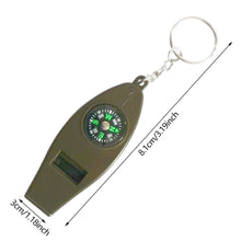 Load image into Gallery viewer, 4 IN 1Survival Whistle With Compass Outdoor Multifunctional Tool Multifunctional Tool Loud Whistle Clear Sound For Kayaking
