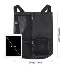 Load image into Gallery viewer, Mesh Swimming Bag Drawstring Backpack with Pocket Beach Backpack for Gym Exercise Equipment Storage Bag
