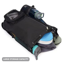 Load image into Gallery viewer, Mesh Swimming Bag Drawstring Backpack with Pocket Beach Backpack for Gym Exercise Equipment Storage Bag
