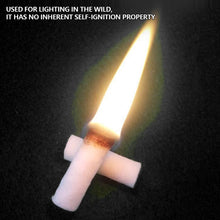 Load image into Gallery viewer, 12pcs/Box Outdoor Natural Fire Source Camping Tool Camping Paraffin Wax Survival Fire Starter Tool Rope Gear Rope Fire Kit
