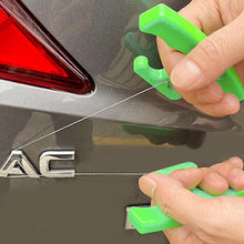 Load image into Gallery viewer, Car Emblems Logo Removal Tool Vinyl Wrap Signs Mark Peeling Device Metal Sticker Emblems Disassembly Thread Knifeless Wire
