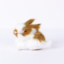 Load image into Gallery viewer, Simulation Rabbit Plush Toy Children Cognition Chicken Model Figurine Realistic Furry Animal Doll Easter Gift Kids
