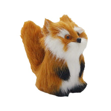 Load image into Gallery viewer, Simulation Mini Fox Model Cute Imitation Laying Sleeping Sitting Fox Ornaments Children Birthday Gifts Home Decoration Plush Figures Craft
