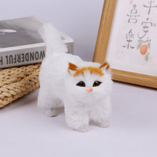 Load image into Gallery viewer, Simulation Cat Model Plush Toy Plush Cats Children Cognition Realistic Furry Imitation Animal Doll Home Decor Figurine Kids Gift
