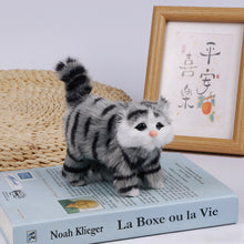 Load image into Gallery viewer, Simulation Cat Model Plush Toy Plush Cats Children Cognition Realistic Furry Imitation Animal Doll Home Decor Figurine Kids Gift
