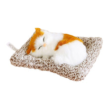 Load image into Gallery viewer, Simulation Mini Cat Cloth Pad Plush Cats Children Birthday Gifts Creative Imitation Ornaments Home Fireplace Christmas Decoration
