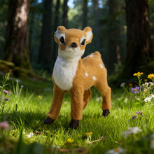 Load image into Gallery viewer, Simulation Deer Model Plush Toy Plush Deers Children Cognition Realistic Furry Imitation Animal Doll Home Christmas Decor Figurine Kids Gift
