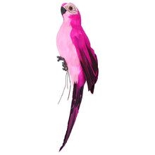 Load image into Gallery viewer, Cute Artificial Parrots Fake Foam Animal Simulation Feather Birds Models DIY Craft Wedding Home Garden Ornament Decoration
