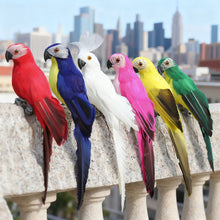 Load image into Gallery viewer, Cute Artificial Parrots Fake Foam Animal Simulation Feather Birds Models DIY Craft Wedding Home Garden Ornament Decoration
