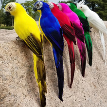 Load image into Gallery viewer, Cute Artificial Parrots Fake Foam Animal Simulation Feather Birds Models DIY Craft Wedding Home Garden Ornament Decoration
