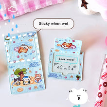 Load image into Gallery viewer, 10Pcs Kids Christmas Reward Tear Scratch Card Self-adhesive Stickers Tear Off Card Xmas Stickers DIY Children's Redemption Vouchers
