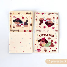 Load image into Gallery viewer, 10Pcs Kids Christmas Reward Tear Scratch Card Self-adhesive Stickers Tear Off Card Xmas Stickers DIY Children's Redemption Vouchers
