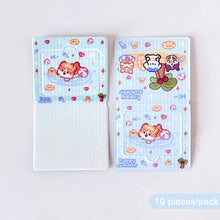 Load image into Gallery viewer, 10Pcs Kids Christmas Reward Tear Scratch Card Self-adhesive Stickers Tear Off Card Xmas Stickers DIY Children's Redemption Vouchers
