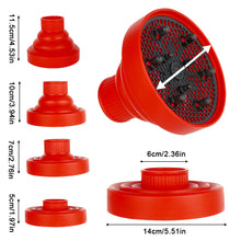 Load image into Gallery viewer, Silicone Hairdryer Diffuser Hair Styling Tool Accessories Adjustable Temperature Suitable Universal Hair Curl Diffuser Disk Hairdryer Curly Drying Blower
