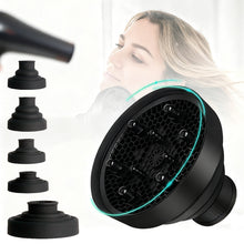 Load image into Gallery viewer, Silicone Hairdryer Diffuser Hair Styling Tool Accessories Adjustable Temperature Suitable Universal Hair Curl Diffuser Disk Hairdryer Curly Drying Blower
