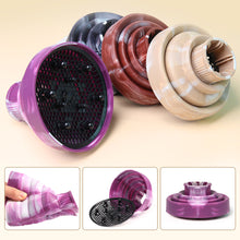 Load image into Gallery viewer, Silicone Hairdryer Diffuser Hair Styling Tool Accessories Adjustable Temperature Suitable Universal Hair Curl Diffuser Disk Hairdryer Curly Drying Blower
