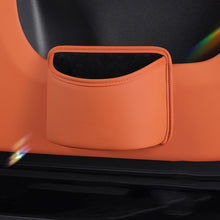 Load image into Gallery viewer, Universal Car Seat Back Trash Can with Cup Holder Multi-Purpose Storage Box &amp; Drink Holder for Door Seat Interior Organizer
