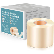 Load image into Gallery viewer, Medical-Grade Hydrocolloid Roll For Wound Care Hydrocolloid Patch Bandages With Self-Adhesive Bed Sore Bandages Highly Absorbent For Burn
