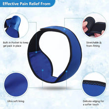 Load image into Gallery viewer, Lower Jaw Ice Pack Head Face Cold and Hot Ice Pack Face Swelling Pain Gel Cloth Toothache Relief Mask
