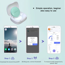 Load image into Gallery viewer, Wireless Electronic Thermometer Portable Safe Household Medical Temperature Measurement Temperature Sticker
