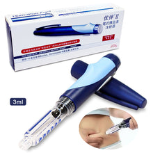 Load image into Gallery viewer, Portable Lilly Huma lancing Pen Ergo 2 syringe Insulin lancet Pen 3ml Diabetic Products Blood Sugar Injection for Diabetes
