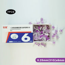 Load image into Gallery viewer, 7pcs/box 4/5/6/8mm Insulin Cartridges for Lilly Insulin Injection Pen Individual Packaging Medical Insulin Pen Tip
