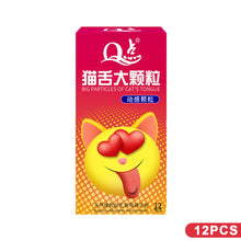 Load image into Gallery viewer, 10/12PCS Big Dots Condoms for Men Delay Ejaculation G Spot Dotted Ribbed Penis Sleeve Natural Latex Condom Sex Toys Preservatif
