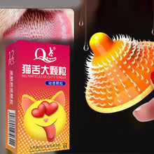 Load image into Gallery viewer, 10/12PCS Big Dots Condoms for Men Delay Ejaculation G Spot Dotted Ribbed Penis Sleeve Natural Latex Condom Sex Toys Preservatif
