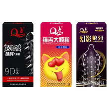 Load image into Gallery viewer, 10/12PCS Big Dots Condoms for Men Delay Ejaculation G Spot Dotted Ribbed Penis Sleeve Natural Latex Condom Sex Toys Preservatif
