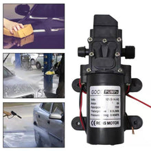 Load image into Gallery viewer, 12V DC Self-Priming Diaphragm Water Pump &amp; High Pressure Sprayer For Car Washing Drone Accessory Electric Water Pump
