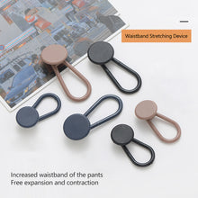 Load image into Gallery viewer, 6/12Pcs Adjustable Pants Button No-Sew Waist Expanding Buckle Retractable Button In Khaki/Blue/Black
