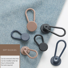 Load image into Gallery viewer, 6/12Pcs Adjustable Pants Button No-Sew Waist Expanding Buckle Retractable Button In Khaki/Blue/Black
