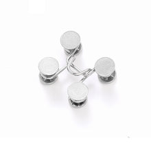 Load image into Gallery viewer, 2Pcs-Set Adjustable Metal Skirt Trousers Buttons Retractable Pants Button Jeans Waist Buckle Nail-free Detachable Waist Tightener Household
