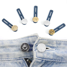 Load image into Gallery viewer, 5Pcs Adjustable Button Pants Jeans Extender Waistband Expander Retractable Button Trouser Buckles No Sewing
