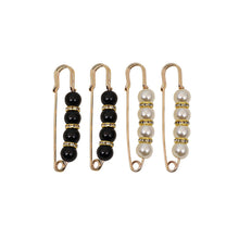 Load image into Gallery viewer, Sweet Pearl Adjustable Waist Button Rhinestone Pin Brooch Pants Skirt Expender Retractable Waistband Expander
