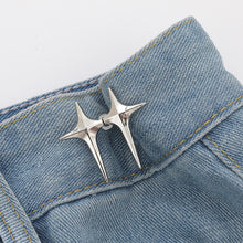 Load image into Gallery viewer, Star Shaped Waist Buckle Adjustable Waist Button Retractable Jean Pant Button No Sewing Waist Tightener Decorative Buttons
