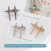 Load image into Gallery viewer, Star Shaped Waist Buckle Adjustable Waist Button Retractable Jean Pant Button No Sewing Waist Tightener Decorative Buttons
