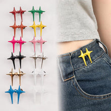 Load image into Gallery viewer, Star Waist Buckle Adjustable Buttons Detachable Pants Clips No Sewing Waist Tightener Metal Snap Button For Decoration
