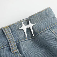 Load image into Gallery viewer, Star Waist Buckle Adjustable Buttons Detachable Pants Clips No Sewing Waist Tightener Metal Snap Button For Decoration
