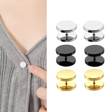 Load image into Gallery viewer, 4Pcs Stainless Steel Spiral Button Seamless Buckle Clip Fixing Buttons fastener For Clothing DIY

